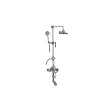 Graff CD4.02-LM34S-MBK - Adley Exposed Thermostatic Tub and Shower System w/Handshower (Rough and Trim)