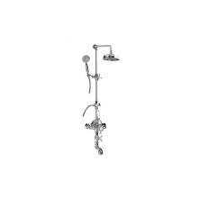 Graff CD4.11-C2S-BNi - Adley Traditional Exposed Thermostatic Tub and Shower System - w/Metal Handshower Handle