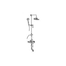 Graff CD4.11-LM34S-WT - Adley Traditional Exposed Thermostatic Tub and Shower System - w/Metal Handshower Handle