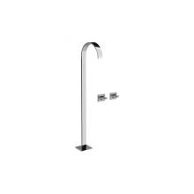 Graff G-1852-C14U-PC - Sade Floor-Mounted Tub Filler w/Wall-Mounted Handles