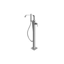 Graff G-2357-LM40N-BNi-T - Immersion Floor-Mounted Exposed Tub Filler (Trim)