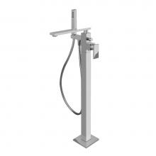 Graff G-3754-LM31N-PC - Solar Floor-Mounted Tub Filler