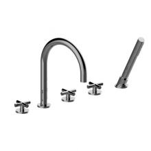 Graff G-6153-C17B-PC/BK - M.E. Roman Tub Set