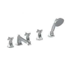 Graff G-6851-C15B-UB - Finezza UNO Roman Tub Set w/Handshower w/Cross Handle (Rough & Trim)