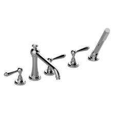 Graff G-6951-LM48B-SN - Camden Roman Tub Set w/Handshower w/Lever Handle (Rough and Trim)