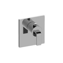 Graff G-8043-LM40E-PC-T - Immersion Square M-Series Thermostatic Valve Trim Plate with Handle