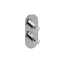 Graff G-8047-C19E0-SN-T - Harley Round M-Series Valve Trim with Two Handles