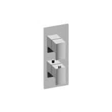 Graff G-8048-LM36E0-PC-T - Sade/Targa Square M-Series Valve Trim with Two Handles