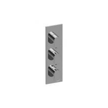 Graff G-8057-LM45E0-BK-T - Phase Square M-Series Valve Trim with Three Handles