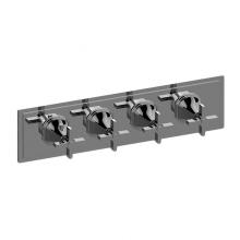 Graff G-8079H-C15E0-UB-T - M-Series Finezza UNO 4-Hole Trim Plate w/Cross Handles (Horizontal Installation)