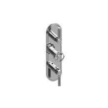 Graff G-8087-ALM56C18-SN-T - Vintage Traditional M-Series Valve Trim with Three Handles