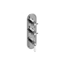 Graff G-8087-LC1C2-BK-T - Adley Traditional M-Series Valve Trim with Three Handles