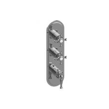 Graff G-8087-LM22C2-PC-T - Lauren Traditional M-Series Valve Trim with Three Handles