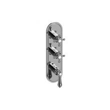 Graff G-8087-LM34C2-BNi-T - Adley Traditional M-Series Valve Trim with Three Handles