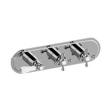 Graff G-8087H-LC1C2-WT-T - Adley Traditional M-Series Valve Trim with Three Handles (Horizontal Orientation)