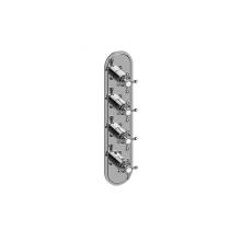 Graff G-8088-C2E0-WT-T - Adley Traditional M-Series Valve Trim with Four Handles