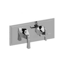 Graff G-8149H-1L1C-SN-T - Finezza DUE Finezza DUE, Vignola M-Series Valve Trim with Two Handles (Horizontal Orientation)