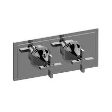 Graff G-8049H-C15E0-SN-T - Finezza UNO M-Series Valve Trim with Two Handles (Horizontal Orientation)