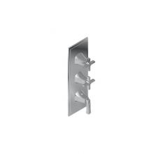 Graff G-8178-1L2C-UB-T - M-Series Finezza DUE 3-Hole Trim Plate w/Finezza Handles (Vertical Installation)