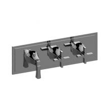 Graff G-8178H-1L2C-MBK-T - Finezza DUE Finezza DUE, Vignola M-Series Valve Trim with Three Handles (Horizontal Orientation)