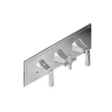 Graff G-8178H-2L1C-BK-T - Finezza DUE Finezza DUE, Vignola M-Series Valve Trim with Three Handles (Horizontal Orientation)