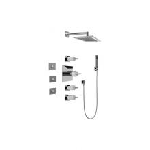 Graff GC1.122A-C14S-PC-T - Contemporary Square Thermostatic Set w/Body Sprays & Handshower ( Trim Only)