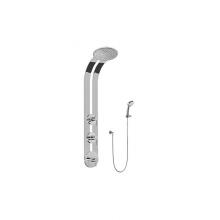 Graff GD2.030A-LM37S-PC-T - Round Thermostatic Ski Shower Set w/Handspray (Trim Only)