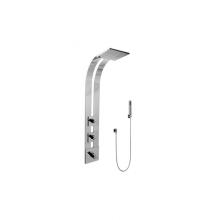 Graff GE2.020A-C14S-PC-T - Square Thermostatic Ski Shower Set w/Handshowers (Trim Only)