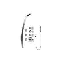 Graff GF1.120A-LM31S-PC-T - Luna Thermostatic Shower Set w/Body Sprays & Handshower (Trim Only)