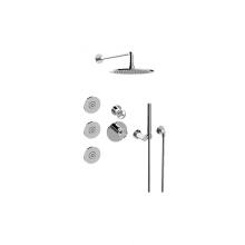 Graff GL2.122SG-C19E0-PC/OX-T - M-Series Full Thermostatic Shower System w/Diverter Valve (Trim Only)