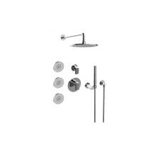 Graff GL2.122SG-LM58E0-PC - M-Series Full Thermostatic Shower System w/Diverter Valve (Rough & Trim)