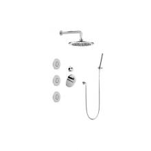 Graff GL2.122SG-RH0-PC - M-Series Full Thermostatic Shower System w/Diverter Valve (Rough & Trim)