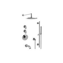 Graff GL3.612ST-LM42E0-PC - M-Series Full Thermostatic Shower System w/Diverter Valve (Rough & Trim)