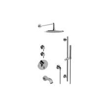 Graff GL3.612ST-LM46E0-PC - M-Series Full Thermostatic Shower System w/Diverter Valve (Rough & Trim)