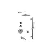 Graff GL3.612SV-RH0-PC - M-Series Full Thermostatic Shower System (Rough & Trim)