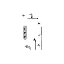 Graff GL3.612WT-LM42E0-PC - M-Series Full Thermostatic Shower System w/Diverter Valve (Rough & Trim)