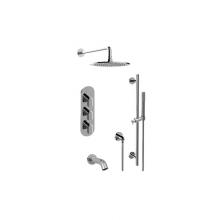 Graff GL3.612WT-LM58E0-PC - M-Series Full Thermostatic Shower System w/Diverter Valve (Rough & Trim)