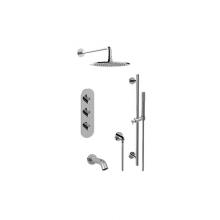 Graff GL3.612WV-RH0-PC - M-Series Full Thermostatic Shower System (Rough & Trim)