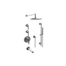 Graff GL3.J42ST-LM57E0-PC/OX-T - M-Series Thermostatic Shower System Tub and Shower with Handshower (Trim Only)