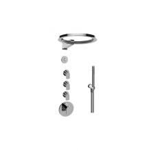 Graff GL4.029SC-LM42E0-MBK-T - M-Series Thermostatic Set w/Ametis Ring and Handshower (Trim Only)