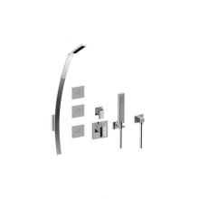 Graff GM2.128SG-LM36E0-PC-T - M-Series Full Thermostatic Shower System w/Diverter Valve (Trim Only)