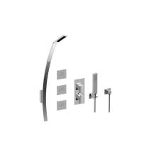 Graff GM2.128WG-LM36E0-PC-T - M-Series Full Thermostatic Shower System w/Diverter Valve (Trim Only)