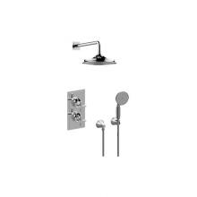 Graff GP2.022WD-C15E0-PC - M-Series Thermostatic Shower System Shower with Handshower (Rough & Trim)