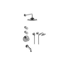 Graff GT3.N22SH-C18E0-PC-T - M-Series Thermostatic Shower System - Tub and Shower with Handshower (Trim Only)