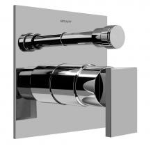 Graff G-7090-LM31S-PC-T - Solar Pressure Balancing Valve Trim with Handle and Diverter (Trim)