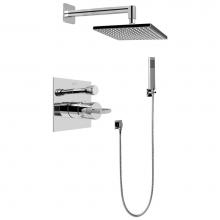 Graff G-7295-C14S-MBK - Contemporary Pressure Balancing Shower Set (Rough & Trim)