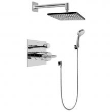 Graff G-7296-C14S-PC - Contemporary Pressure Balancing Shower Set (Rough & Trim)