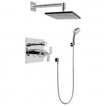 Graff G-7296-C9S-PC - Contemporary Pressure Balancing Shower Set (Rough & Trim)