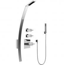 Graff GF2.020A-C14S-PC - Luna Thermostatic Shower Set w/Handshower (Rough & Trim)