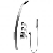 Graff GF2.020A-LM40S-PC - Luna Thermostatic Shower Set w/Handshower (Rough & Trim)